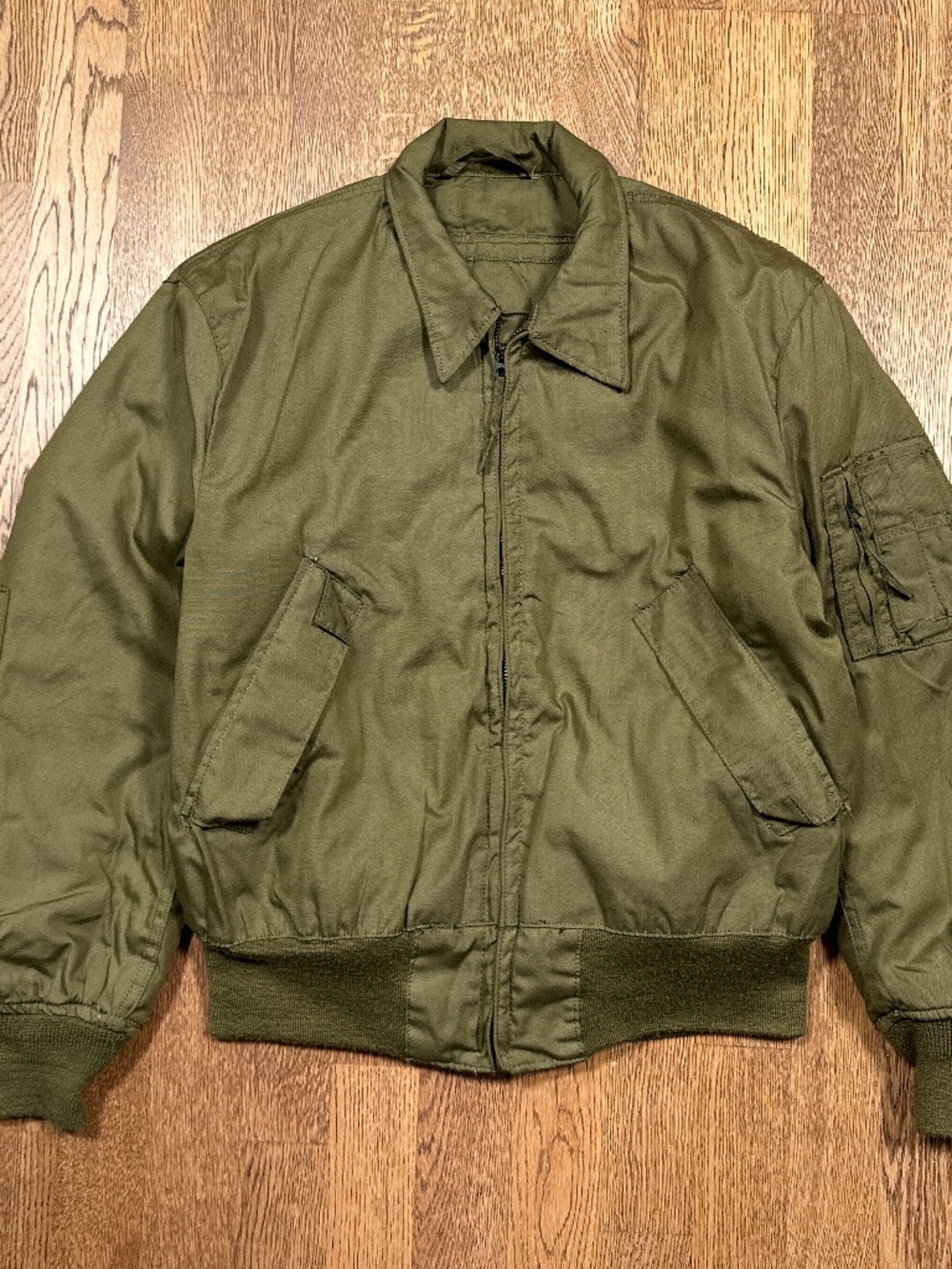 Vintage 80s US Army A-2 Lancer Clothing Co Extreme Weather Bomber Jacket Mens M